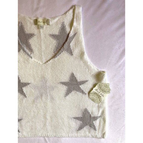 Altar'd State Cream Tank Top Knit Sweater Size S - Picture 5 of 12
